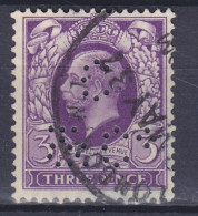 Great Britain Perfin Perforé Lochung 'C&Co' 1934 Mi. 180 X, GV. LONDON Cancel (2 Scans) - Perfins