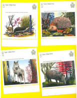 SAN MARINO 2022 Fauna Selvatica Sammarinese Serie 4 Valori - New Set - Nuevos