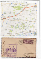 USA -  1931- CAM 22 NASHVILLE TO FORT WORTH  FIRST FLIGHT COVER  WITH MAP -VERY FINE, SIGNED - 1c. 1918-1940 Lettres