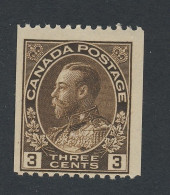 Canada Admiral Coil Stamps #134-3c MH F+ Guide Value=$15.00 - Rollo De Sellos