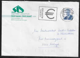 Belgium. Stamps Sc. 1516 On Commercial Letter, Sent From Brugge On 6.10.1999 For Kortrijk - 1993-2013 Rey Alberto II (MVTM)