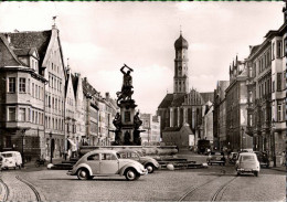 ! Ansichtskarte Aus Augsburg, VW Käfer, Volkswagen - Voitures De Tourisme