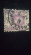 CEYLON- 1911 -25       6 C     GEORGE V.      DAMGALI - Sri Lanka (Ceylan) (1948-...)