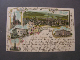 Litho Aue , Erzgebirge 1897  !! - Aue