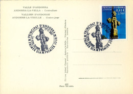 2001 , ED. 575  - LA CREU GROSSA , MAT. PRIMER DIA , FDC , ANDORRA FRANCESA , SVV , ATM - FDC