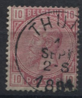 1883 - 38 Obl. Centrale Sc THUIN. Coba 4. TB. Voyez Les Autres Obl. Sur Cette émission - 1883 Leopold II.