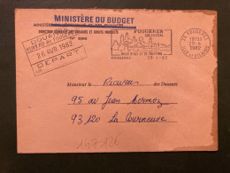 LETTRE DOUANES BUREAU De FOUGERES OBL.MEC.29-4 1982 35 FOUGERES ILLE ET VILAINE - Lettres Civiles En Franchise