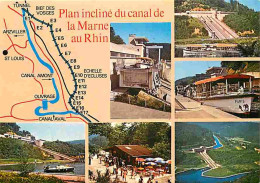 57 - Saint Louis - Arzviller - Le Plan Incliné Transversal - Ascenseur à Bateaux - Multivues - Carte Neuve - CPM - Voir  - Arzviller