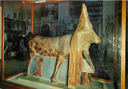Egypte - Le Caire - Cairo - Musée Archéologique - Antiquité Egyptienne - King Amenhotep II Beneath The Hathor Cow - 1450 - Museums