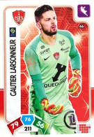 46 Gautier Larsonneur - Stade Brestois 29 - Panini Adrenalyn XL LIGUE 1 - 2020-2021 Carte Football - Trading Cards