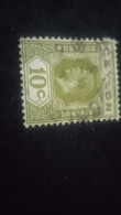 CEYLON- 1911 -25       10 C     GEORGE V.      DAMGALI - Sri Lanka (Ceylan) (1948-...)