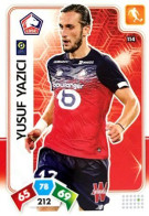 114 Yusuf Yazici - LOSC Lille - Panini Adrenalyn XL LIGUE 1 - 2020-2021 Carte Football - Tarjetas