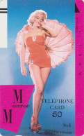 RARE TC NEUVE JAPON / 110-9160 - CINEMA - MARILYN MONROE / Série N°4 - MOVIE STAR JAPAN MINT Front Bar Free Pc - Cinema