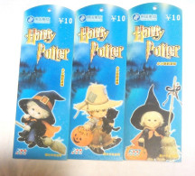 PHONECARD -  China Harry Potter Set Of 3 Retangular-shaped Phonecards - Cina