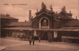 !  Alte Ansichtskarte Aus Laon , Deutsche Militär Eisenbahn, Bahnhof Laon, Feldpost 1916 Nach Oberhausen - Gares - Sans Trains