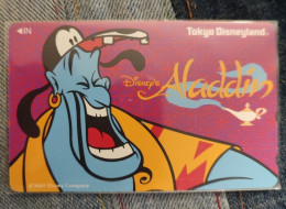 Scheda Telefonica Giappone Disney. Phonecard Japan Disney. "Aladdin". Usata. - Disney