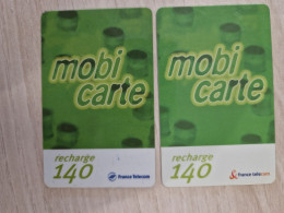 MOBICARTE 140 VARIETE VERSO INVERSE - Kaarten Voor De Telefooncel (herlaadbaar)