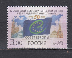 Russia 1999 - 50 Years Council Of Europe, Mi-nr. 721, MNH** - Ongebruikt