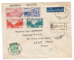 Lebanon - November 24,1948 Registered Tripoli Marine Cover To France - Liban
