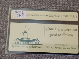 NETHERLANDS - RDZ176 - Restaurant De Schelvenaer - WINDMILL - 1.000EX. - Private