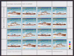 GREECE- GRECE- HELLAS -2000: MNH** Naval Tradition Of The Greeks Sheetlet - Neufs