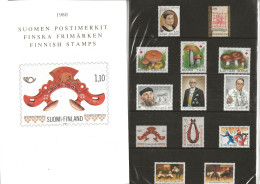 Finland 1980 Year Set  Mi 862-875 MNH(**)  In Folder - Neufs