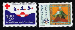 1993 Red Cross  Michel GL 236 - 237 Stamp Number GL B17 - B18 Yvert Et Tellier GL 224 - 225 Xx MNH - Neufs