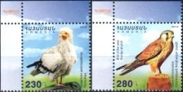 Armenia 2016 Fauna Of Armenia.Birds. "Common Vulture And Common Kestrel" 2v Quality:100% - Armenien