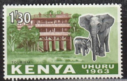 KENYA 1963 Uhuru Elefante * - Kenya (1963-...)