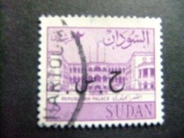 51 SOUDAN RÉPUBLIQUE SUDAN 1962 PALAIS De La RÉPUBLIQUE Surchargé YVERT Service 104 A FU - Soedan (1954-...)