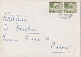 Brief  Arlesheim - Aarau  (Werbedatumstempel)       1958 - Covers & Documents
