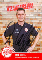 Fußball-Autogramm AK René Keffel Offenbacher Kickers 09-10 OFC Offenbach Am Main Bonames Viktoria Preußen Frankfurt - Autografi