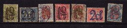 Pays-Bas - 1923 - Timbres Surcharges - Obliteres - Gebraucht