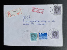 NETHERLANDS 1984 REGISTERED LETTER DIDAM TO VIANEN 08-06-1984 NEDERLAND AANGETEKEND - Storia Postale