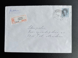 NETHERLANDS 1987 REGISTERED LETTER DIEREN ROODBORSTLAAN TO ARNHEM 15-10-1987 NEDERLAND AANGETEKEND - Briefe U. Dokumente