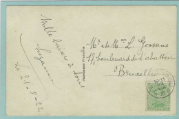 Postkaart Met Sterstempel OPHAIN-BOIS-SEIGNEUR-ISAAC - 1922 - Postmarks With Stars