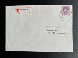 NETHERLANDS 1986 REGISTERED LETTER DINXPERLO TO AMSTERDAM 26-06-1986 NEDERLAND AANGETEKEND - Cartas & Documentos