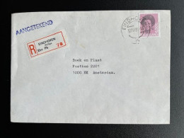 NETHERLANDS 1985 REGISTERED LETTER EINDHOVEN PHILIPS TO AMSTERDAM 10-04-1985 NEDERLAND AANGETEKEND - Cartas & Documentos