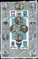 Co24 Cartolina Commemorativa I Fattori Del Risorgimento Italiano 1848-1916 - Autres & Non Classés