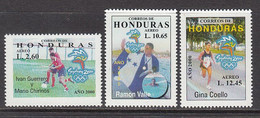 2000 Honduras Olympics Football Swimming Complete Set Of 3 MNH - Honduras