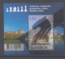 Slovenia Slovenie Slowenien 2012: W0rld Junior Chess Championship Maribor; Bridge, Horse; Used CTO - Echecs