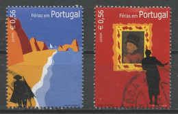 Portugal 2004 Y&T N°2802 à 2803 - Michel N°2819 à 2820 (o) - EUROPA - Usado