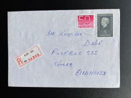 NETHERLANDS 1981 REGISTERED LETTER ELST (GLD) TO EINDHOVEN 19-06-1981 NEDERLAND AANGETEKEND - Storia Postale