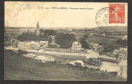 PORT EN BESSIN " Panorama Route De Bayeux  "   1910  Animé - Port-en-Bessin-Huppain