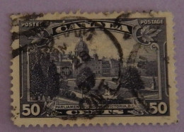 CANADA YT 188 OBLITÉRÉ "LE PARLEMENT A VICTORIA" ANNÉE 1935 - Usati