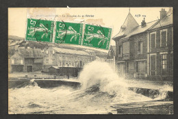 PORT EN BESSIN " Tempête Du 21 Février "   1917 - Port-en-Bessin-Huppain