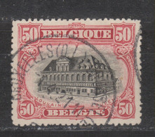 COB 144 Oblitération Centrale BRUXELLES (Q.L.) - 1915-1920 Albert I