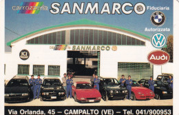 Calendarietto - Carrozzeria San Marco - Bmv - Audi - Wolg. - Campalto - Venezia - Anno 1992 - Formato Piccolo : 1991-00