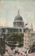 AK London - St. Pauls From Cheapside  - 1911 (68273) - St. Paul's Cathedral