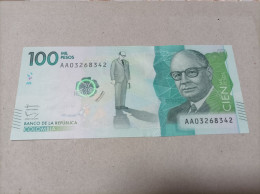 Billete Colombia, 100000 Pesos, Serie AA, Año 2014, UNC - Colombia